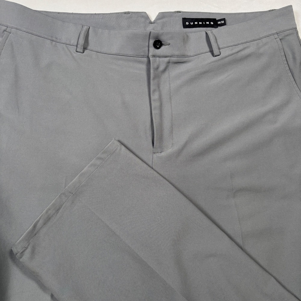 Dunning Golf Pants Mens 38x32 Gray Performance Stretch Trousers‎ DN800580